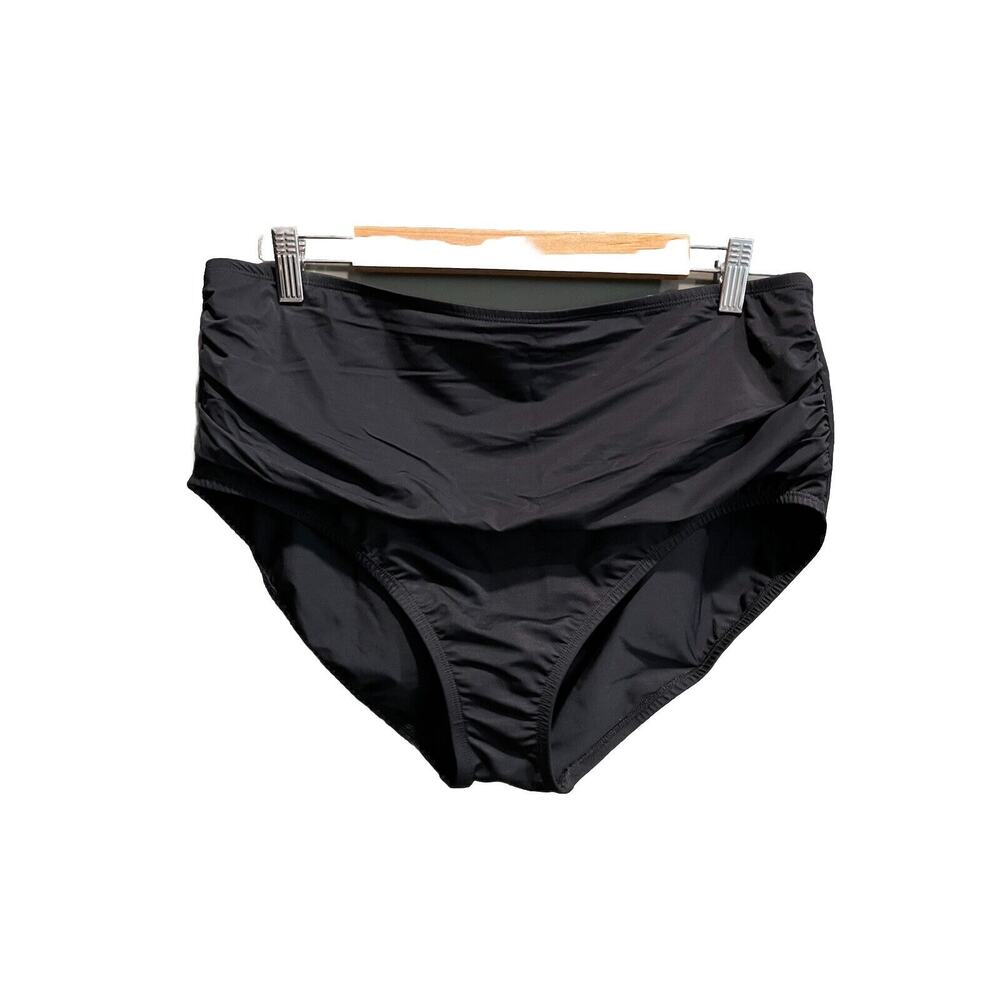 Dreamsuit by Miracle Black Women's‎ Swimsuit Bottom Size 16